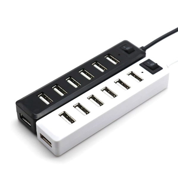 USB-hub 7-port ekspanderadapter USB 2.0-hub Multi USB-splitter