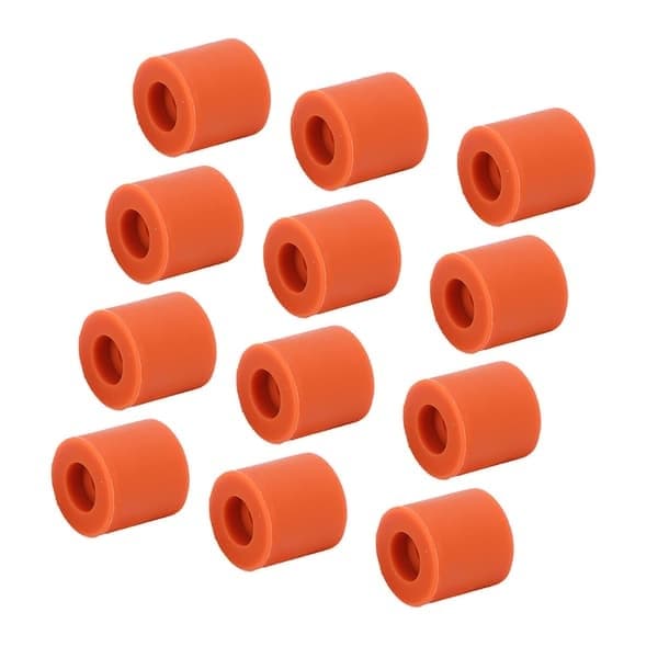 12 stk. 3D-printer opvarmet seng nivelleringsdele, 16 mm 3D-printer nivelleringssøjle silikonebuffer 3D-printer opvarmet seng nivelleringsdele nivellering