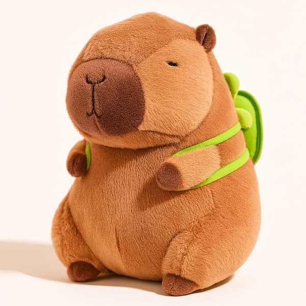 25 cm kapybara-pehmolelu, söpö kapybara-pehmo kilpikonnarepulla, Kawaii kapybara-pehmolelut