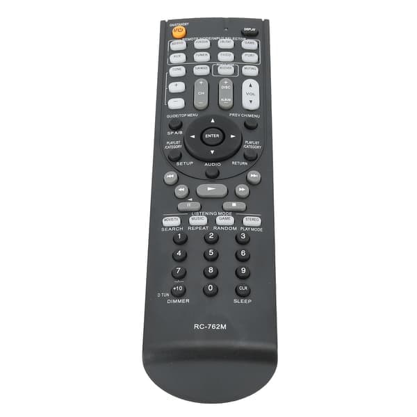 RC762M erstatningsfjernkontroll passer til Onkyo AV-mottaker HTS3400 AVX290