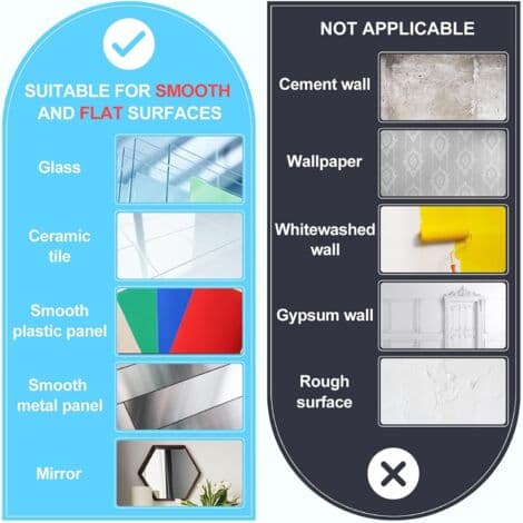 20-pack M5 gängade sugproppar, 40 mm diameter – 2 kg sugkraft – För släta ytor – Borrfri installation