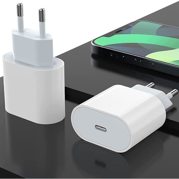 3-pak iPhone-oplader - Hurtigoplader + adapter + 20W kabel hvid, One Size iPhone NT 3-pak, USB-C sæt