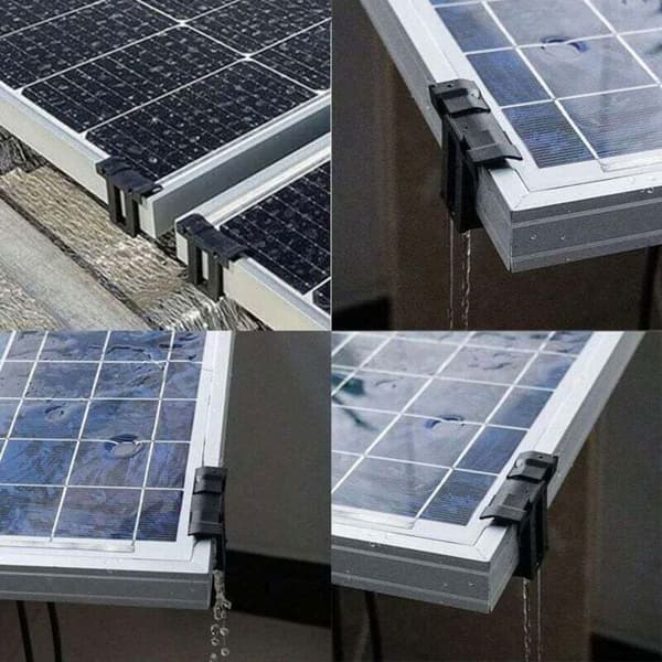 40 mm dräneringsklämmor för solpaneler – motverkar lera och leder bort vatten