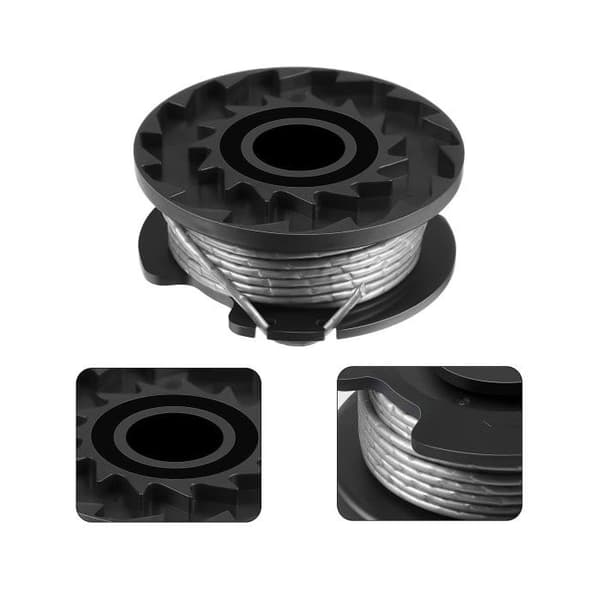 Pakke med 4 spoler med trimmertråd for Bosch Easygrasscut 23, 26, 18, 18-230 gresstrimmere