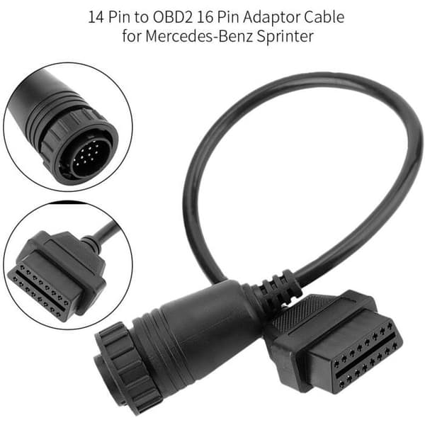 Eosnow 14-nastainen – 16-nastainen OBD2-sovitinkaapeli Mercedes Benz Sprinterille