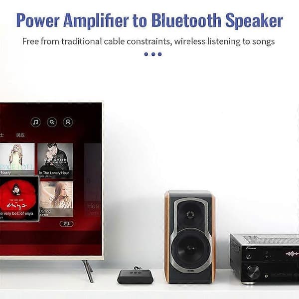 B21 Bluetooth-kompatibel 5.0 lydmottaker U-disk RCA 3,5 mm AUX-jack stereomusikkadapter