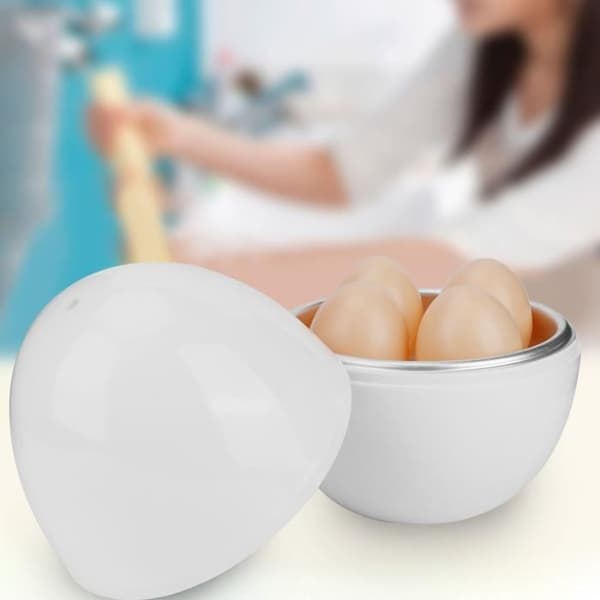 Eggekoker, mikrobølgeovnskoker for 4 egg
