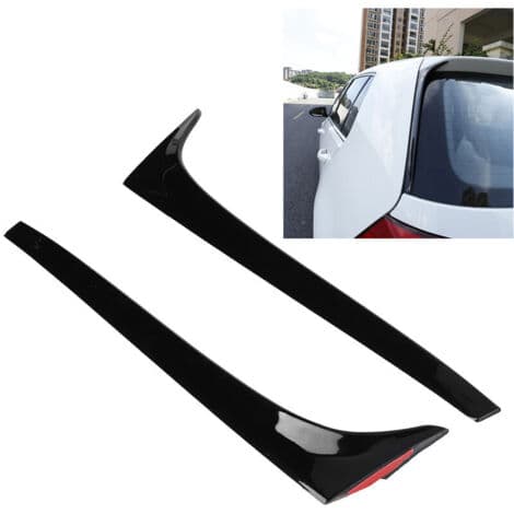 2-delt ABS bil bagrude sidevinge spoiler egnet til Volkswagen Golf 7 14-19