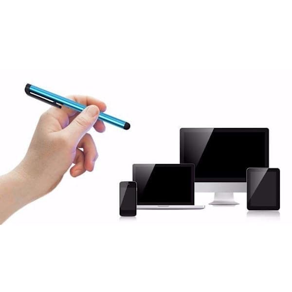 10-pak Stylus Touchpen i metallisk farve - multicolor