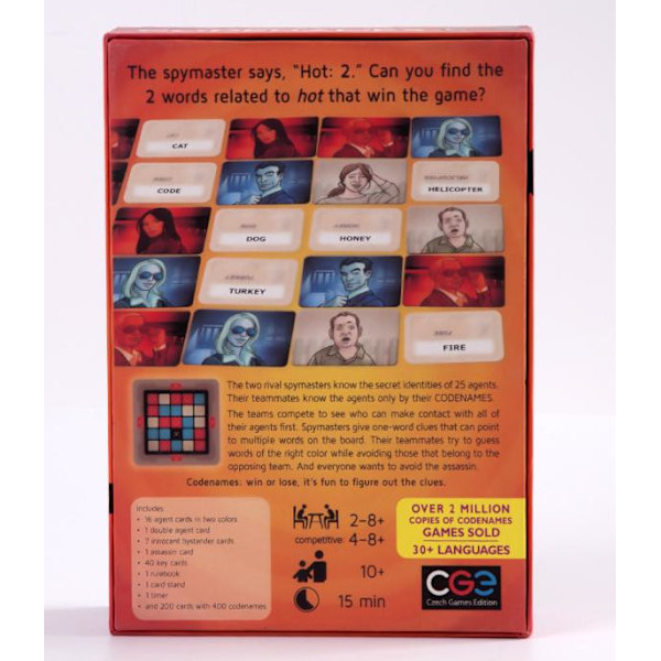 Codenames Against Humanity -lautapelikortit