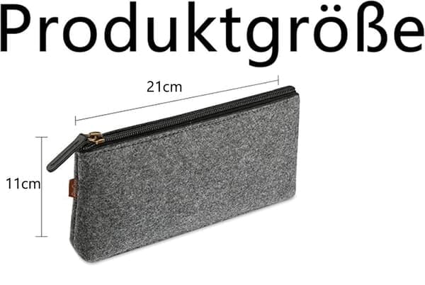 Multifunktionellt pennfodral, 1/2-pack vikbart pennfodral, resepennfodral med dragkedja – stor kapacitet, multifunktionellt mörkgrått 2-pack Dark Gray 2-st