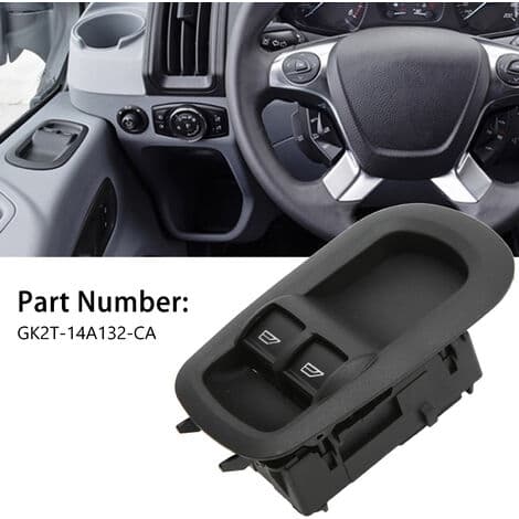 Vindusbryter for førerside GK2T-14A132-CA Erstatning for Ford Transit 2014-2019