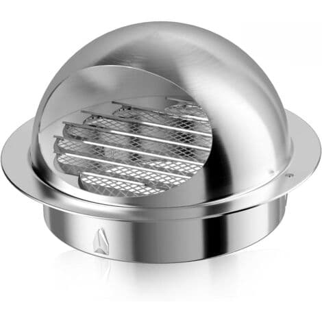 150 mm rund ventilationsrist – 304 rustfrit stål – insektnet – til husholdnings- og industrielle ventilationssystemer