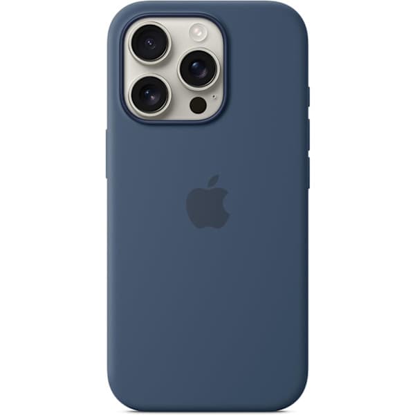 Apple iPhone 16 Pro silikondeksel med MagSafe - Mørkeblå