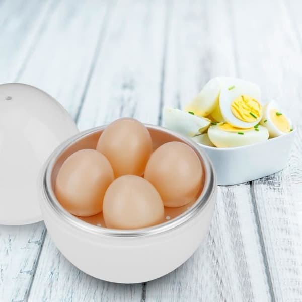Eggekoker, mikrobølgeovnskoker for 4 egg