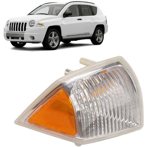 Erstatnings ABS blinklygteafdækning til den forreste sidemarkeringslygte på Jeep Compass 2007-2010 (højre side)