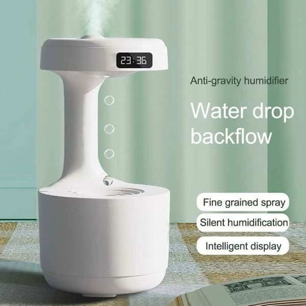 Luftfuktare - JIANGZHA - 800 ml - Kall dimma - LED-display - Torrkörningsskydd