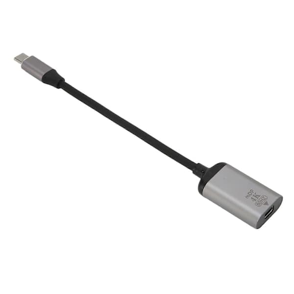 USB-C til DisplayPort Adapter 4K 60Hz Aluminiumlegering Plug and Play USB-C til Mini DP Adapter til Laptop Telefon Tablet