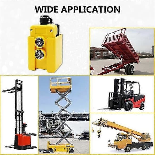 Fjärrkontrollbrytare för dumper 12v DC Upp Ner Kontrollbrytare Hydraulisk Pump Strömdriven Lyft Un