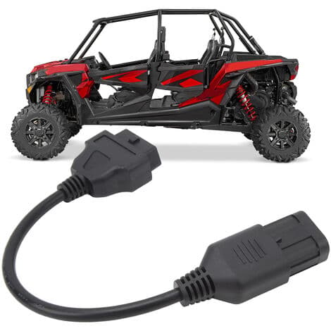 8-bens OBD2 diagnostisk adapter, stabil forbindelse erstatning for Polaris ATV Slingshot