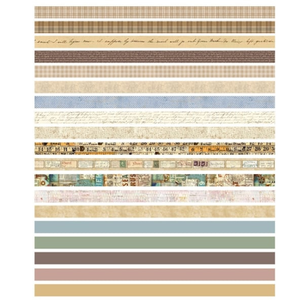 Retro Washi Tejp Set - 20 Rullar