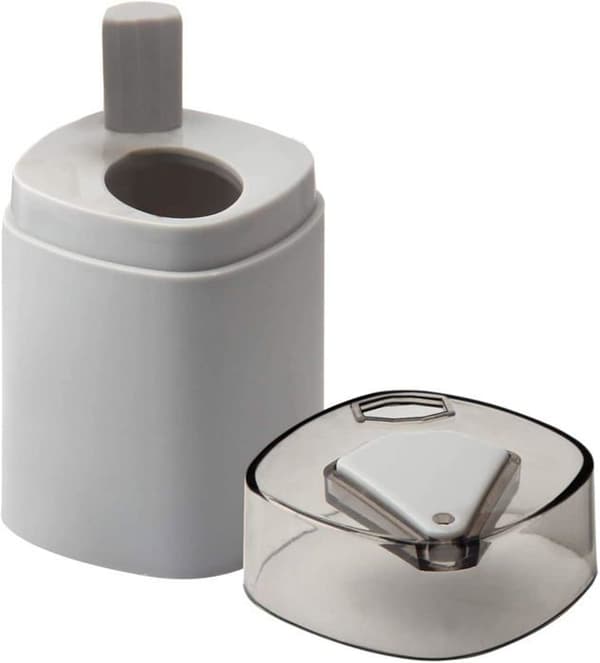 Automatisk pop-up tandpetardispenser, tandpetarförvaringslåda (grå)