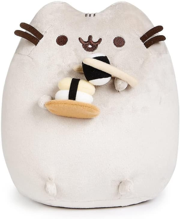 Pusheen Snackables Sushi Spisepinde Plysdyr Kat, 7\"