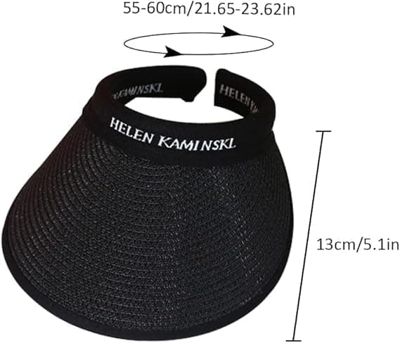 Clip On Visor Solhatt Voksen Bredbremmet Clip On Hodehette Visir For Kvinner Brun Brown
