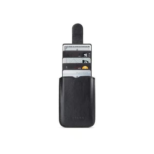 Selvklebende RFID-kortholder for mobiltelefon brown