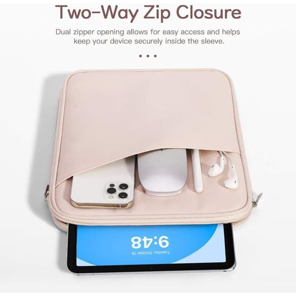 11 tums surfplattefodral för iPad (A16) 11\", iPad Air 11 M4/M3, iPad Pro 11 M5/M4, iPad 10:e generationen/Air 5/4, 9:e/8:e/7:e generationen 10.2\"