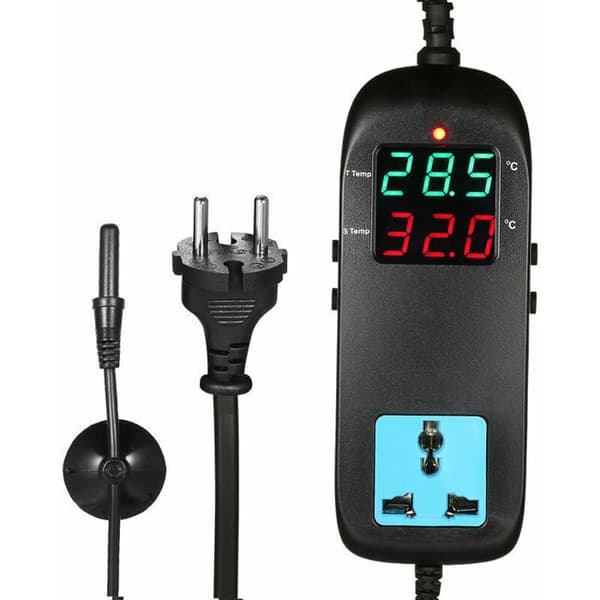 MH-2000 Smart elektronisk termostat med digital display och sladdtemperaturdisplay