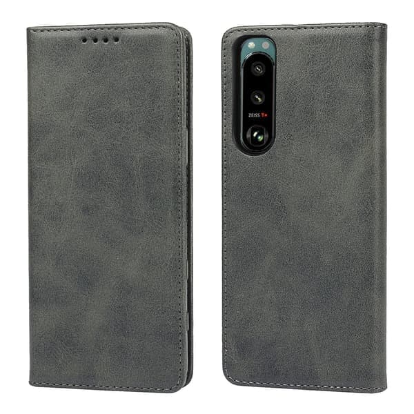 Sony Xperia 10V lompakkokotelo - musta harmaa musta musta