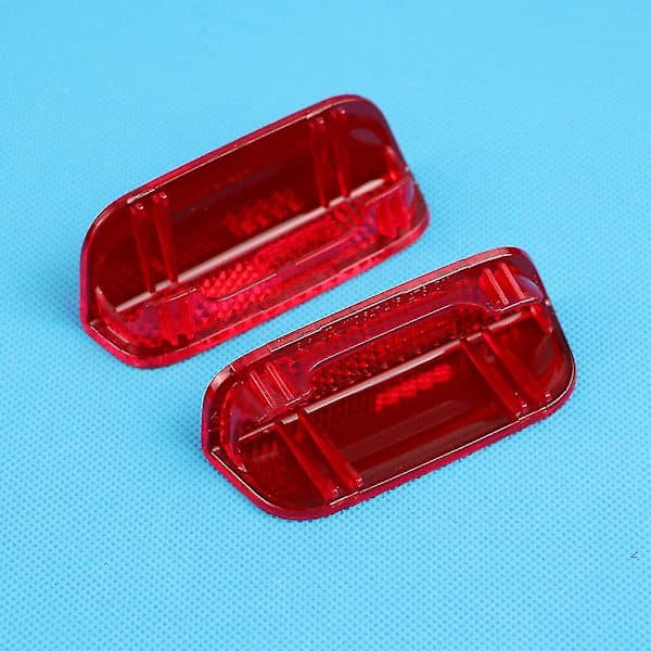 2 stk. Indvendigt Dørpanel Lys Lampe Linse Reflektor Rød 1kd947419 Passer til B6 B7 Cc Mk5 Mk6 Golf Mk6