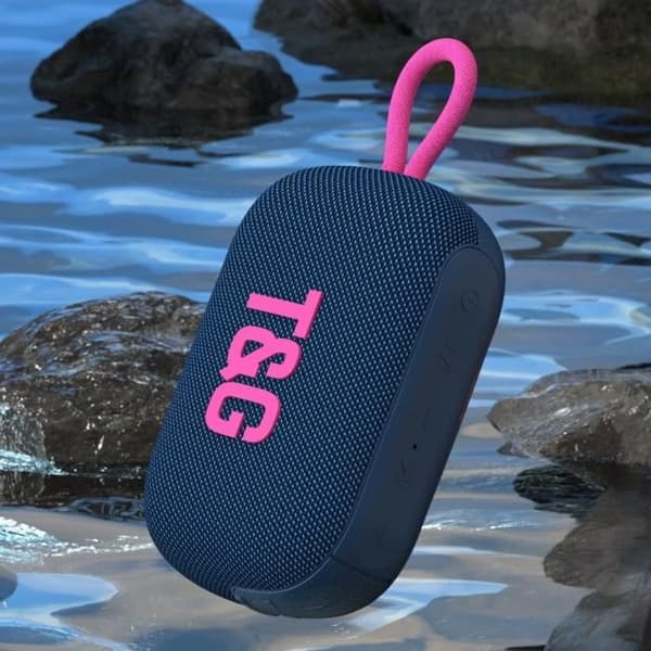 Langaton ulko-Bluetooth-kaiutin, mini-hifi-kaiutin urheiluun ja pyöräilyyn (musta).