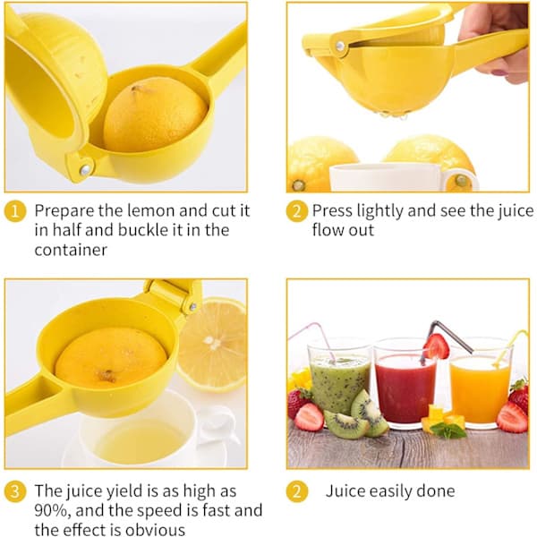Citronpress manuell juicepress för att extrahera juice