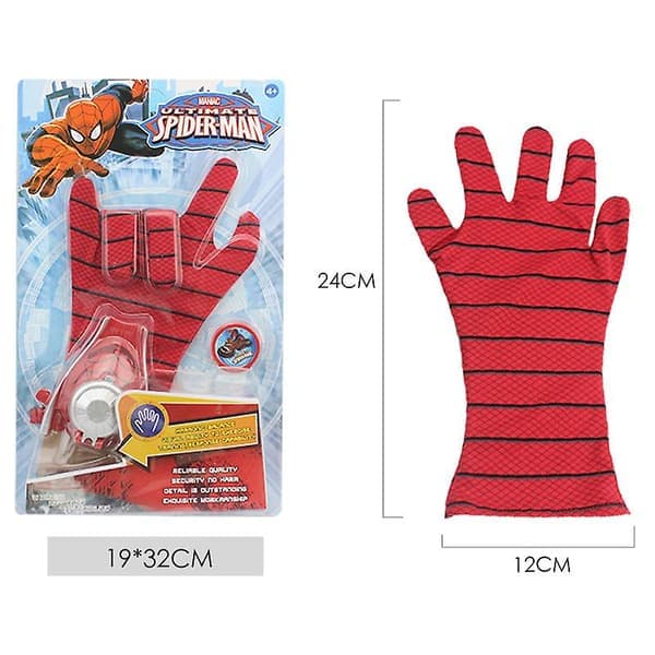 Hulk/Captain America/Iron Man/Batman/Spider-Man Handske Web Shooter Launcher Leksaker för Barn Present Spider-Man