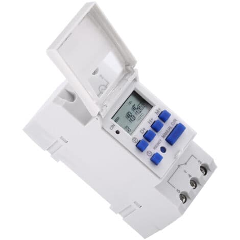 LCD Digital Timer AC 220V – 16 koblingsgrupper – Ukentlig programmering – DIN-skinne montering – 15A strøm – 3000W effekt