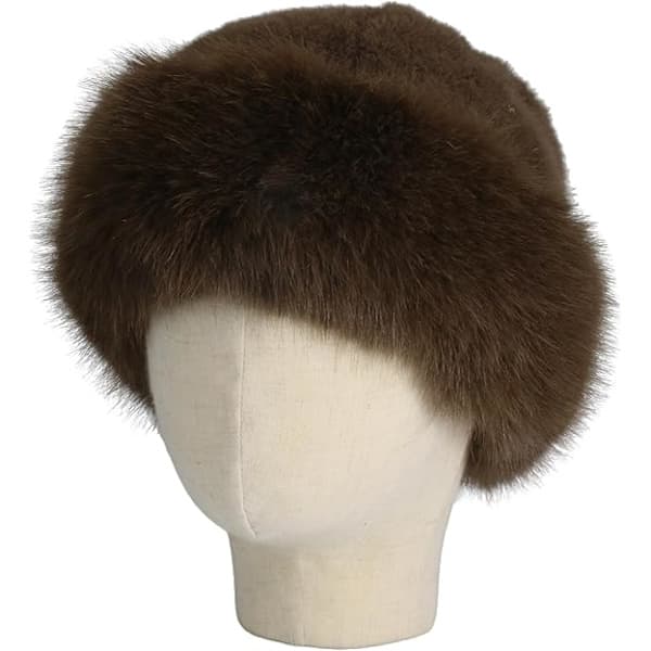 Varme strikkede vinterhatte, fleece-bøllehatte, vinterfiskehatte til kvinder, koreansk stil med pelshatte.