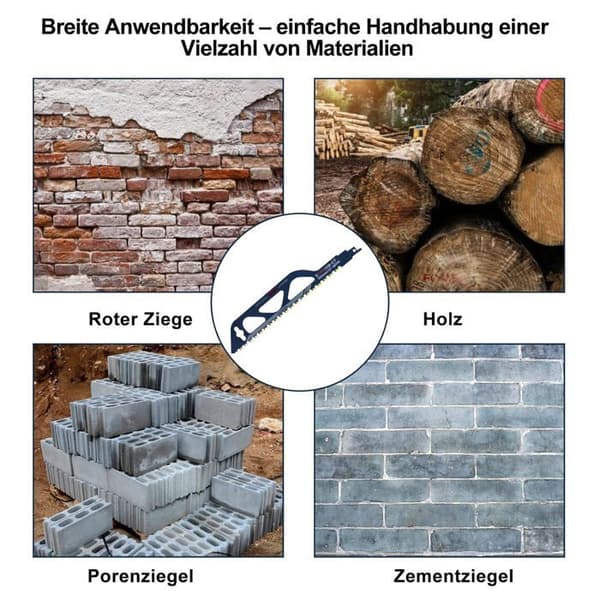 Bajonetsavklinge af wolframcarbidstål (305 mm (S1243HM))