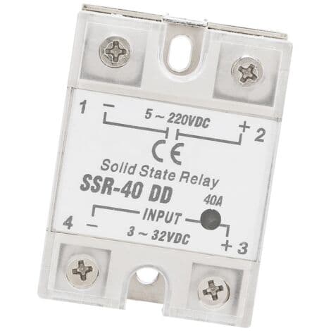 SSR-40 DD 40A 5-220VDC Solid State Relæ til industrielle automatiseringsprocesser