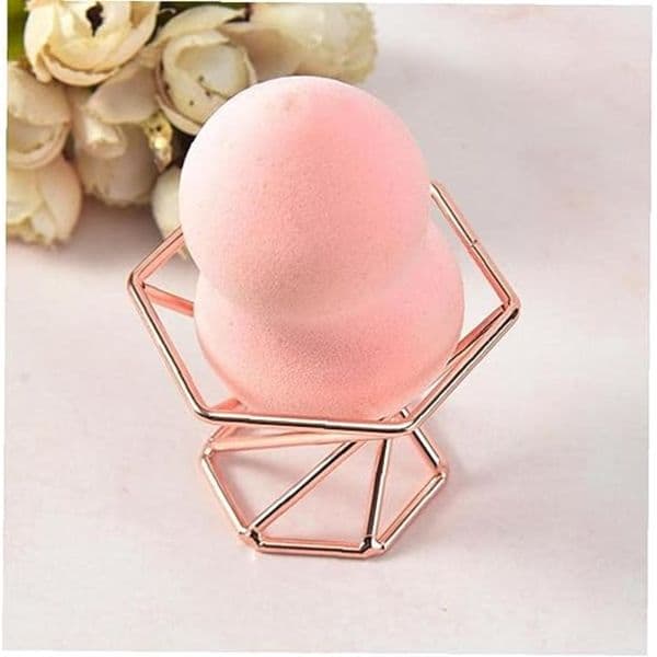 1 stk skjønnhetssvampholder, sminkesvamp blender tørke egg holder