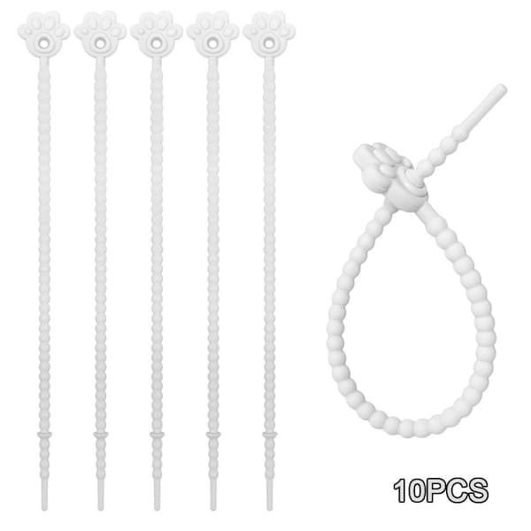 10 kpl nippusiteitä silikoniköysi VÄRI 2 VÄRI 2 VÄRI 2 Color 2 Color 2