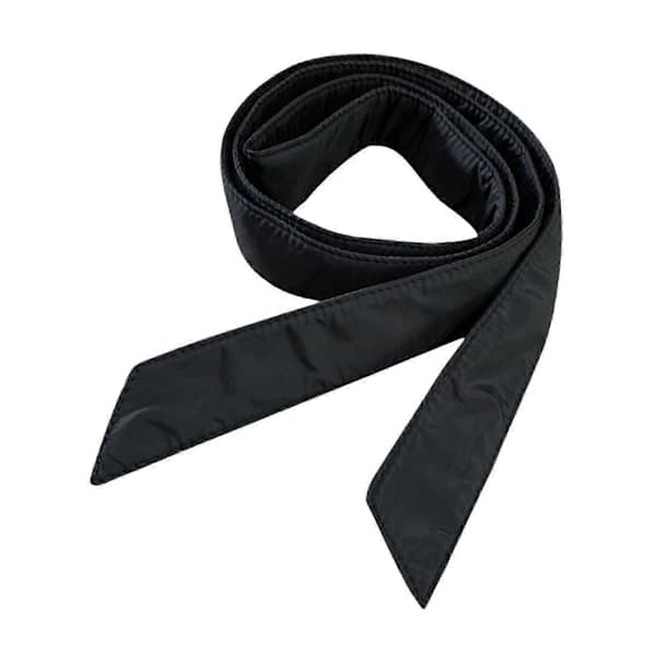 Dame Vinter Polstret Dunjakke Erstatningsbælte Dame 180cm Taljebælte{BT} Mat Sort Matte Black
