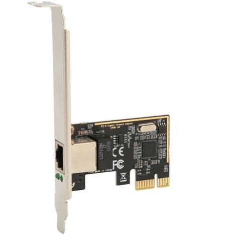 PCI Express Gigabit Ethernet 1000 Mbps Nätverkskort PCIe RJ45 LAN-adapter för PC Stöder Windows