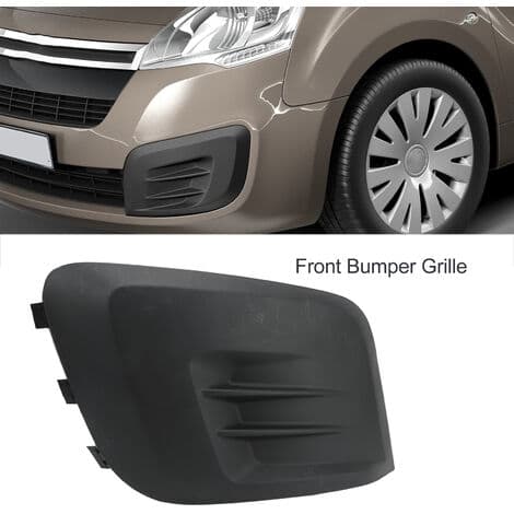 Frontfangergrill, høyre side. Erstatning for Citroen Berlingo uten tåkelys, 2015-2019.