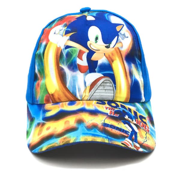 Sonic The Hedgehog Hat - Baseballkasket til drenge og piger - Udsalg C C
