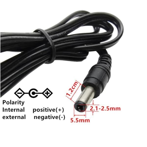 Universal AC/DC 15V 1A Opladeradapter EU-stik 5,5 mm*2,5 mm spids