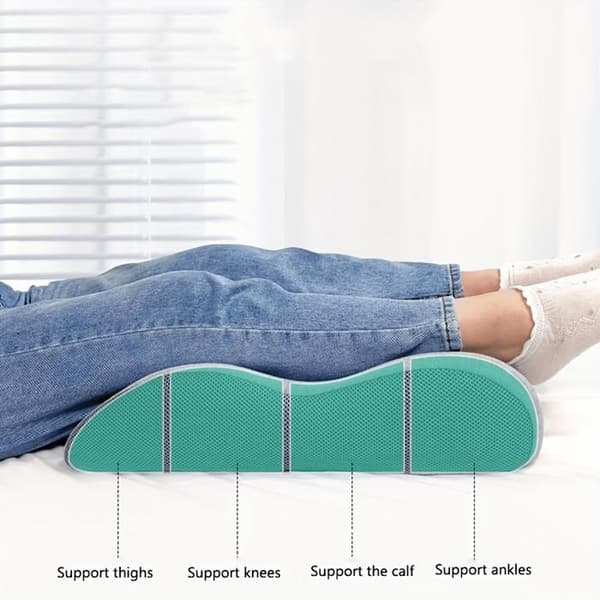 Ergonomisk Benhævningspude - Støttepude til Tunge Ben, Søvn og Læsning - Ideel til Gravide Kvinder