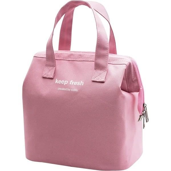 Isolert matpose Enkel Bento kjølebag (rosa)