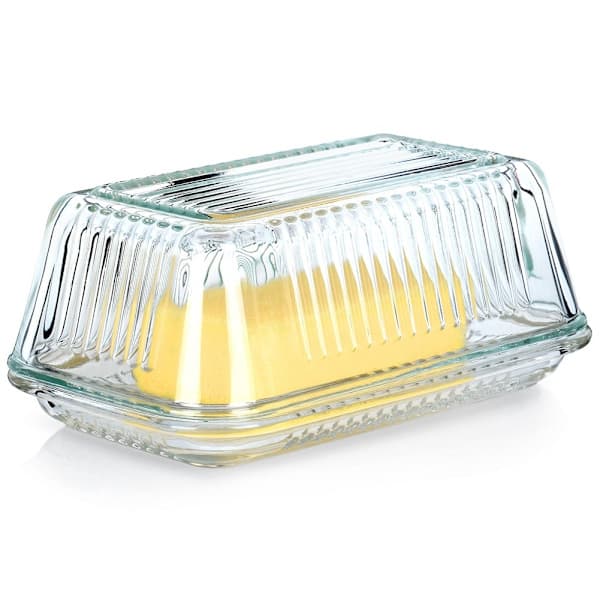 Smørfat i glass - Klassisk form for oppbevaring og servering